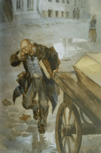 отец Покровского бежит за гробом сына